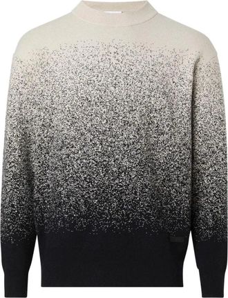 Calvin Klein Merino Roll Neck Jumper - Heren - Ronde hals truien - Veelkleurig - XL - Wol - Truien & Vesten
