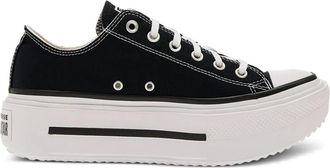 Converse Sneakers Chuck Taylor con suola rialzata - Nero