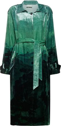 Pierre-Louis Mascia Cappotto con stampa - Verde