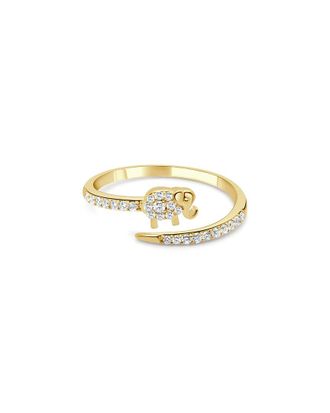 Sabrina Designs 14K 0.19 Ct. Tw. Diamond Elephant Crossover Ring