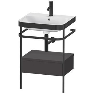 Duravit Set Duravit Happy D.2 Plus Con Consola Met&aacute;lica Y Caj&oacute;n