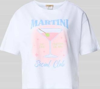 Smith & Soul T-Shirt mit Motiv- und Statement-Print in Weiss, Gr&ouml;&szlig;e XXL