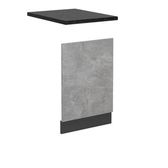 Vicco Frontal Para Lavavajillas R-line, Hormig&oacute;n, 45 Cm, Et Antracita