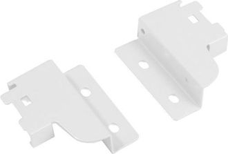 Emuca Soporte De Fijaci&oacute;n Emuca 3006612 Pl&aacute;stico 2 Piezas