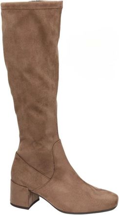 Gabor Schoenen, Dames, Beige, 37 1/2 EU, Su&egrave;de, 72.989.11 Over-knee Laars