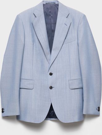 Prada Single-breasted wool and mohair jacket