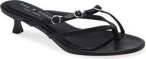 Rag & Bone Sammie Buckle Kitten Heel Slide Sandal in Black at Nordstrom Rack, Size 7.5Us / 37.5Eu