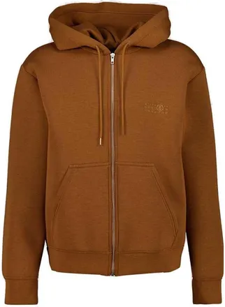 Maison Margiela hoodie met normale pasvorm en ritssluiting
