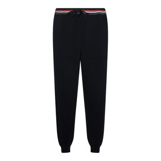 Thom Browne Heren, Broeken, Blauw, Maat: XL Wol