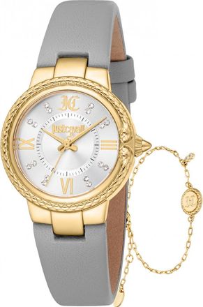 Just Cavalli Womens JC1L378L0015 Ladies Primavera Snake Watch and Bracelet Gift Set - Gold - One Size