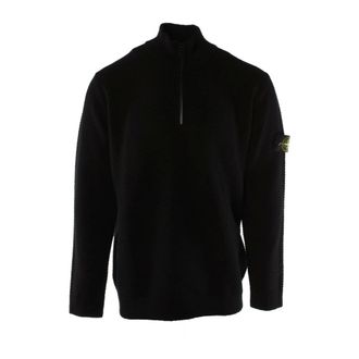 Stone Island Turtlenecks, male, Black, Size: 2XL Turtleneck Sweater