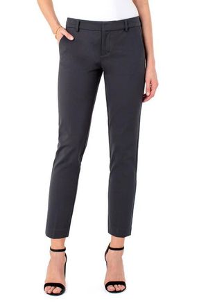 Liverpool L.A. Kelsey Knit Trousers in Dk Shadow Grey at Nordstrom, Size 12