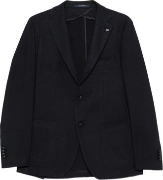 Tagliatore Textured Single-breasted Blazer