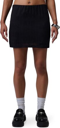 Nike Jordan Flight Open Stitch Knit Skort in Black at Nordstrom, Size X-Large