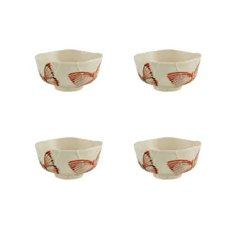 Bordallo Pinheiro Bowl Cloudy Butterflies - Set 4 pz