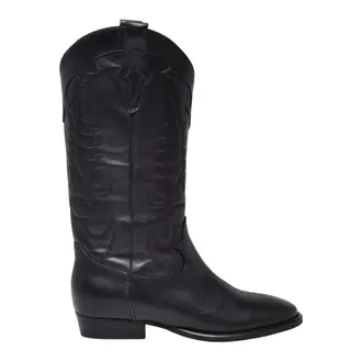 Gis&egrave;l moir&egrave; Dames, Schoenen, Zwart, Maat: 35 EU Leer