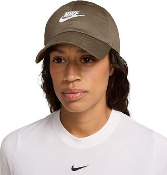 Nike Mens Club H86 Adjustable Cap - Brown/White Size M/L