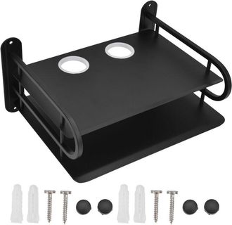 OEM Estante Para Enrutador, Estante Para Tv Box 28 X 26 X 21 Cm, Estante De Pared, Estante Flotante Para Enrutador, M&oacute;dem, Dvd, Proyector, Decodificador, 