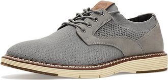 Deer Stags Authority Mens Dress Flat Shoes Light Gray : 10.5 M, Leather