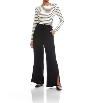 Fifteen Twenty Helen Wide Leg Pants In Black