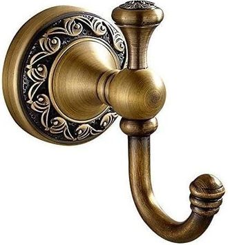 OEM Perchero De Pared Con Base Ondulada Para Albornoz, Ba&ntilde;o, Aseo, Lat&oacute;n De Alta Calidad, Estilo Antiguo, Para Abrigo, Toalla, Sombrero, Entrada, Armario,
