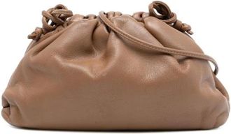 Bottega Veneta Pre-owned Clutches, female, Brown, Size: ONE SIZE Pre-owned Leather Pouch