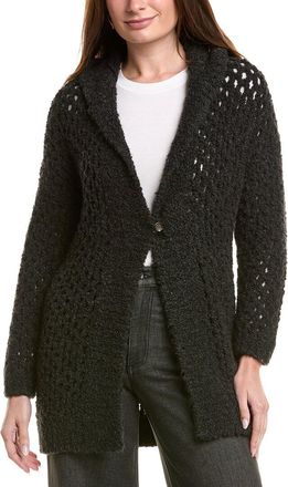 Brunello Cucinelli Open Knit Camel & Silk-Blend Blazer