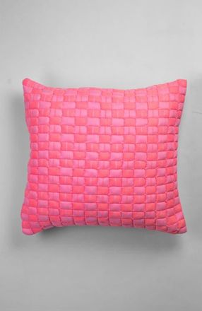 Archive New York Quilted Sujani Neon Pink Throw Pillow at Nordstrom, Size 20X20