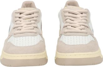 Autry Multicolour Textured Suede Leather Low-Top Sneakers