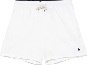 Polo Ralph Lauren Polo Pony-embroidered swim shorts - White