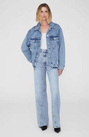 Anine Bing Rory Jacket in Vintage Blue at Nordstrom, Size Xx-Small