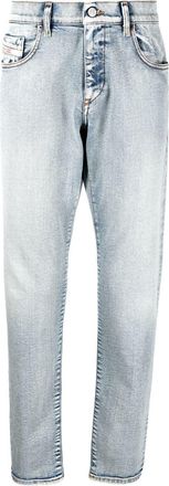 Diesel 2019 D-Strukt 9B92L slim-cut jeans - men - Cotton/Spandex/Elastane - 28/32 - Blue