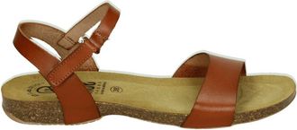 Hee Schoenen, Dames, Bruin, 40 EU, Leer, 25020 Platte Sandaal