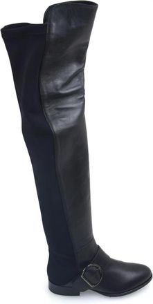 Pinko Nappa Neopreen Stijlvolle Laars - Dames - Over de knie laarzen - Zwart - 40 EU - Schoenen
