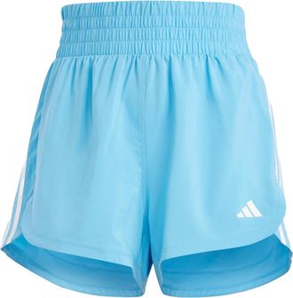 adidas (WMNS) adidas Pacer Training 3-Stripes Woven High-Rise Shorts Asia Sizing Light Blue IS1664