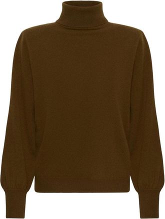 MY ESSENTIAL WARDROBE Coltruien - Dames - Coltruien - Bruin - XS - Truien & Vesten