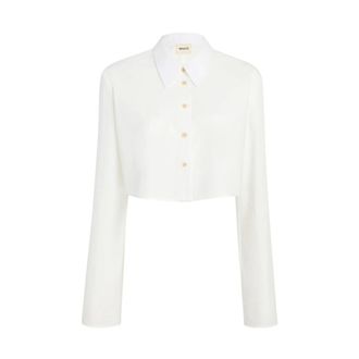 Khaite Shirts, female, White, Size: M Khaite NY Shirts White