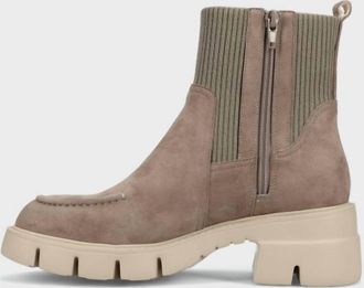 Vaneli Womens Nalda Boot In Taupe Suede