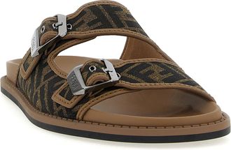 Fendi Feel Sandals - Tan