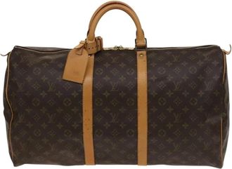 Louis Vuitton Pre-owned Weekend Bags, female, Brown, Size: ONE SIZE Pre-owned Keepall Travel Bag