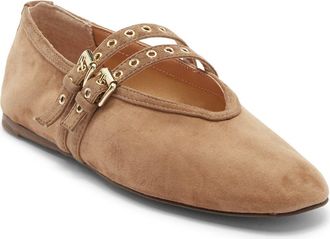 Steve Madden Lydia Flat in Taupe Suede at Nordstrom Rack, Size 6.5