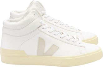 Veja Womens Minotaur High-Top Sneakers In White Pierre Butter