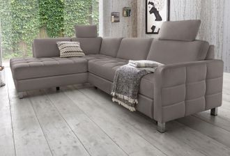 Sit&more Ecksofa »Pablo L-Form« wahlweise mit Bettfunktion