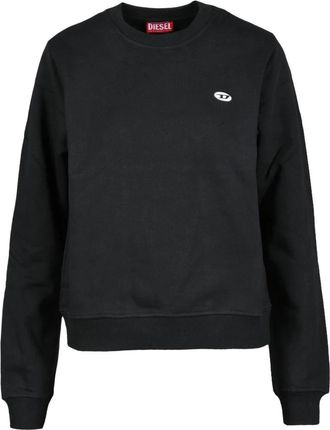 Diesel Sweatshirt - Dames - Sweatshirts - Zwart - XS - Katoen - Hoodies & sweatvesten