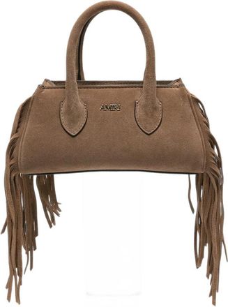 Amiri Micro Fringed Suede Tote Bag