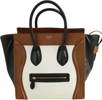 Celine Pre-owned Cabas Luggage Tote - Dames - Vintage Shopper - Veelkleurig - ONE Size - Leer - Vintage