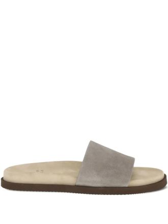 Brunello Cucinelli Sandalen met open ronde neus - Grijs