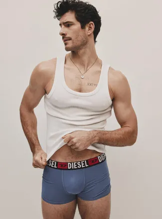 Diesel Mens 2.5 blue-hued stretch trunk Cotton