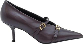 Lella Baldi Decollet&egrave; - Dames - Pumps - Rood - 36 EU - Leer - Schoenen