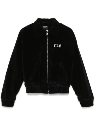 Enfants Riches Deprimes Barbara jacket - men - Buffalo Horn/Cotton/Polyester - M - Black